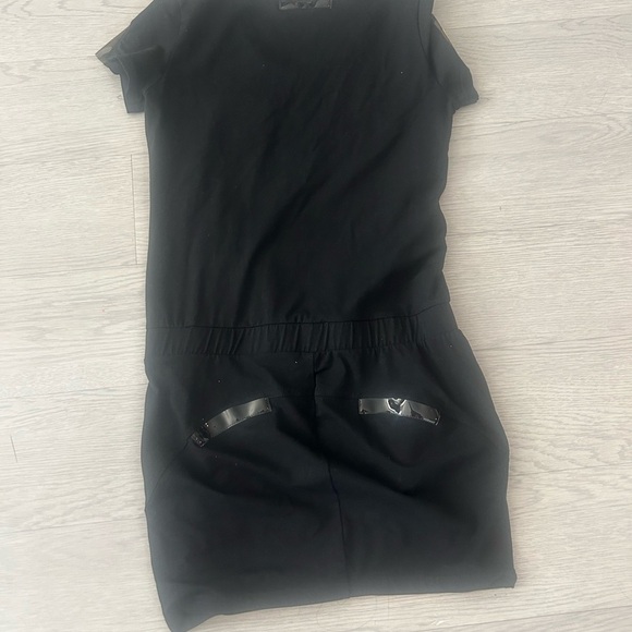 Elisabetta Franchi Shirt Dress Bow and Heart Detail Size M - Picture 5 of 5